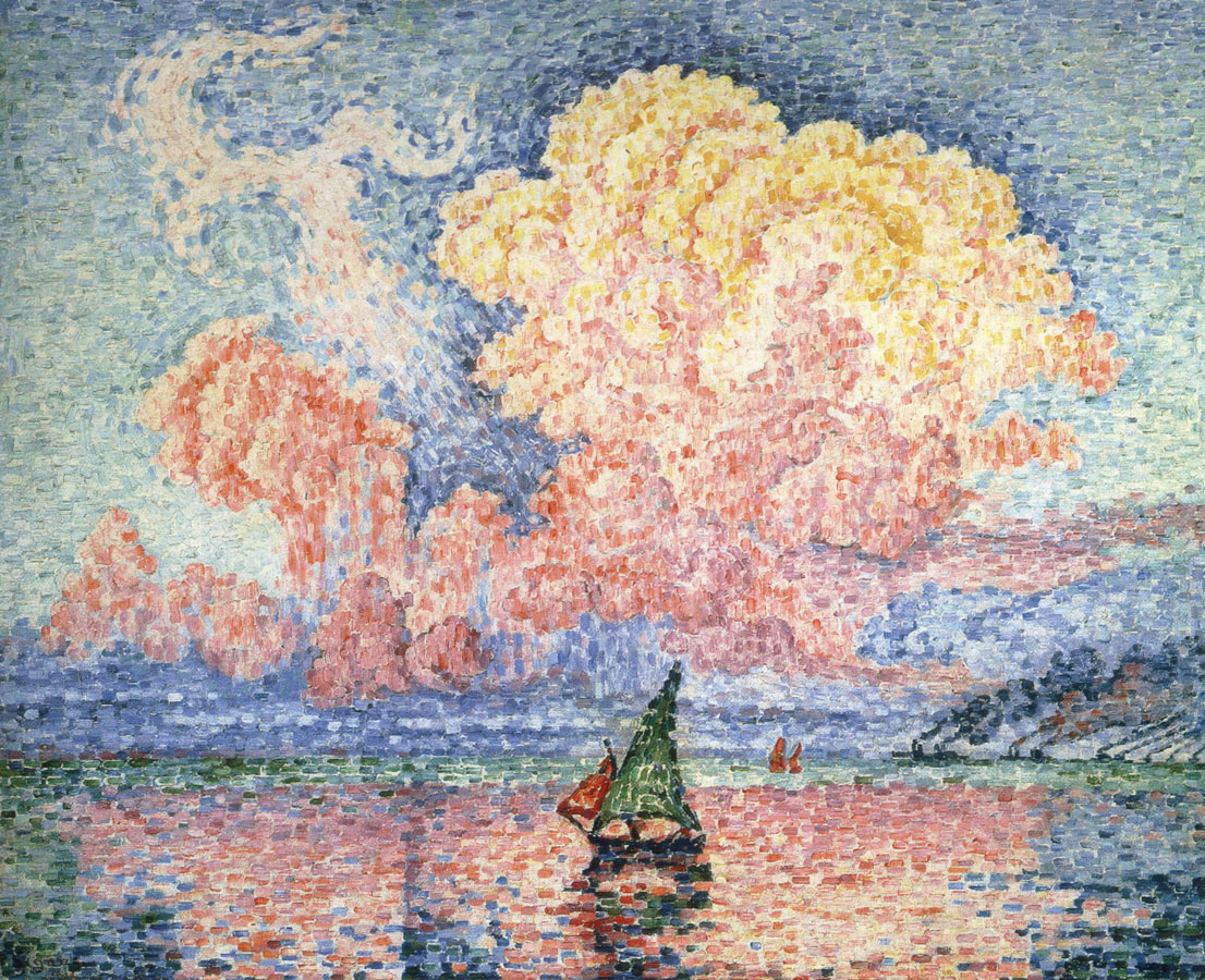 Paul Signac pink cloud